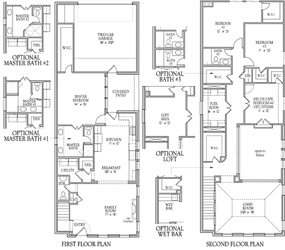 Darling Homes designed seven new floor plans for Lakeside home buyers. Click the image above to link to more of Darling's villa floor plans.
