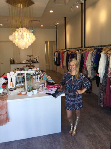 Jennifer Purifoy presides over a high-end mix of clothing and accessories at Hello Daffodil.