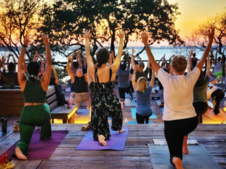 Yoga at Sunset Point